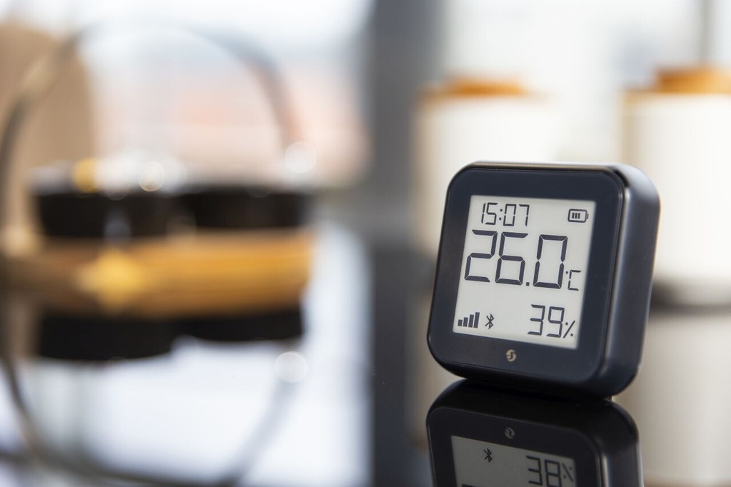 Shelly PLUS H&T Wi-Fi + Bluetooth humidity and temperature sensor gen. 3 Black - Image 4