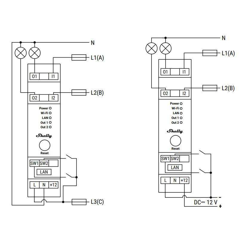 Shelly PRO 2 WiFi + Ethernet - Image 2