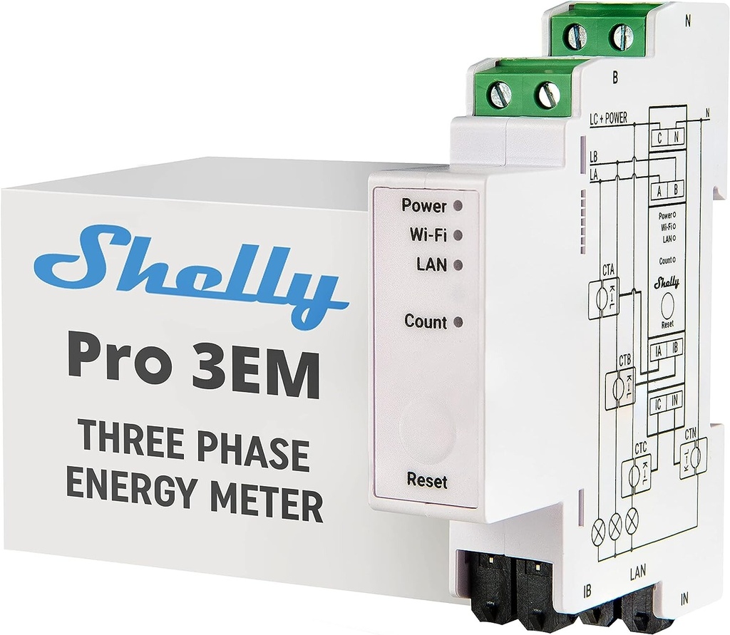 Shelly PRO 3EM 400A - Image 2