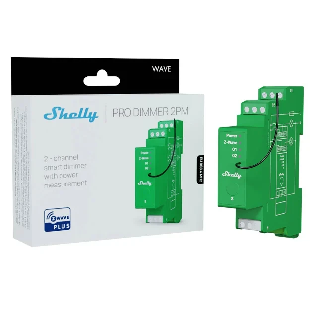 Shelly Wave Pro Dimmer 2PM EU - Image 3