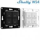 Shelly WS4 Wall Switch, Black - Image 4