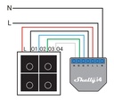 Shelly WS4 Wall Switch, Black - Image 6