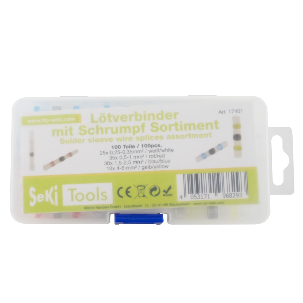 Solder Sleeve Wire Splices assortment 100 pieces - Image 3