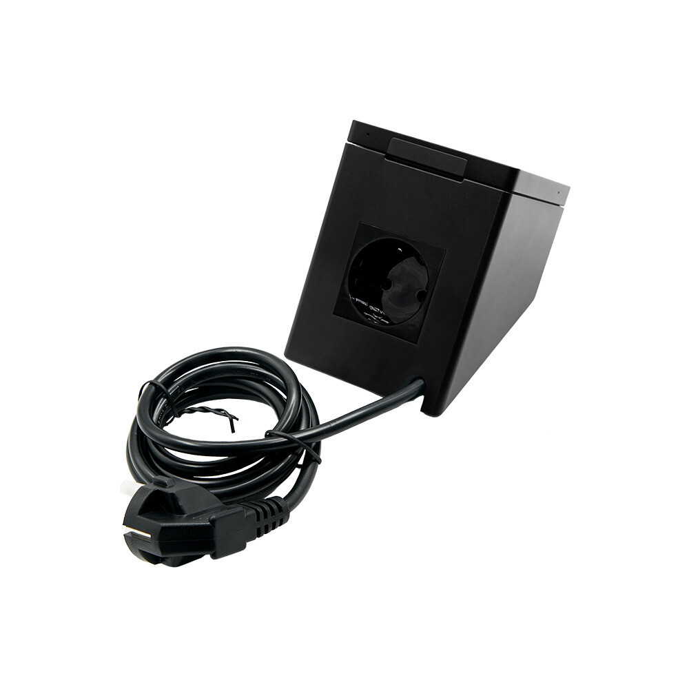 Shelly socket for Wall Display Black | products/5063-shelly-socket-for-wall-display-svart-3.jpg
