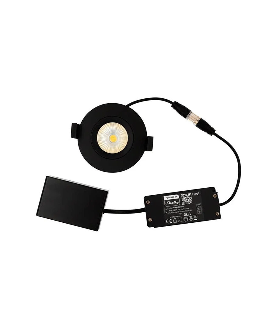 Shelly HiluX DS8 tilt 360 spot - 2200-6500K, CRI95, 600lm, Black IP44 | products/5272-shelly-hilux-ds8-tilt-360-spot-2200-6500k-cri95-600lm-black-ip44-1.webp