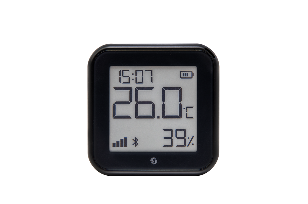 Shelly PLUS H&T Wi-Fi + Bluetooth fukt- och temperatursensor gen. 3 Svart
