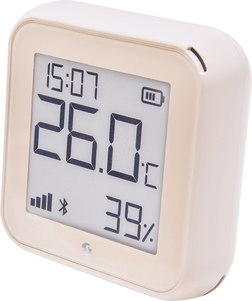 Shelly PLUS H&T Wi-Fi + Bluetooth fukt- och temperatursensor gen. 3 Ivory