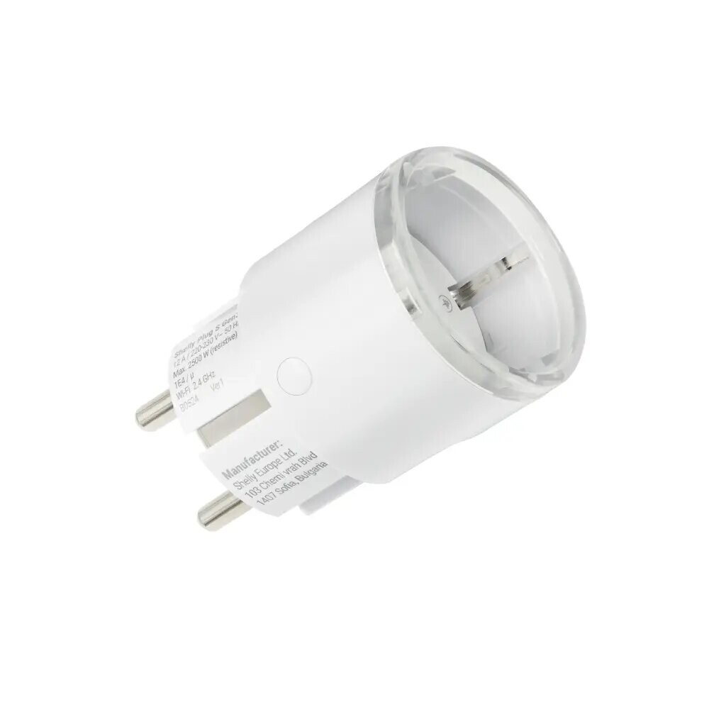 Shelly Plug S Gen3, vit - Matter