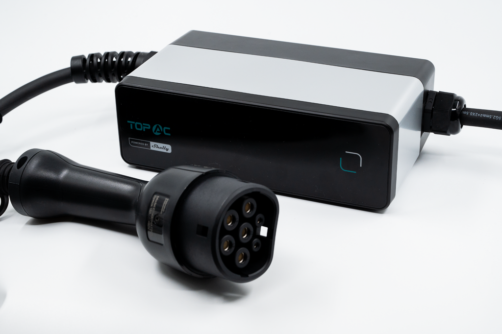 TopAC Portable EV charger 11kW - Powered by Shelly