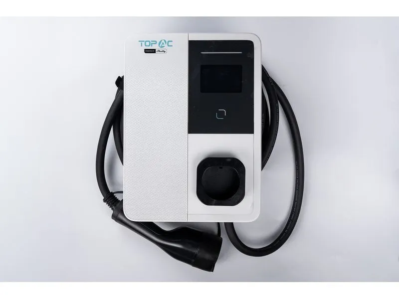 TopAC 22kW Wall Charger EVPC02-22W - Powered by Shelly