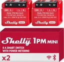 Shelly 1PM Mini Gen3 (2-pack)